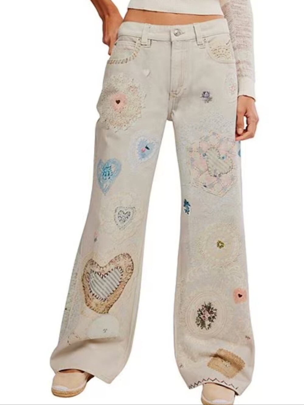 Free People We The Free Printed Jeans